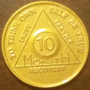 10 Month Chip - Aluminum