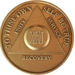 21 Year Chip - Bronze
