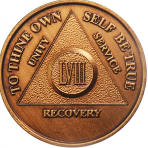 58 Year Chip -Bronze